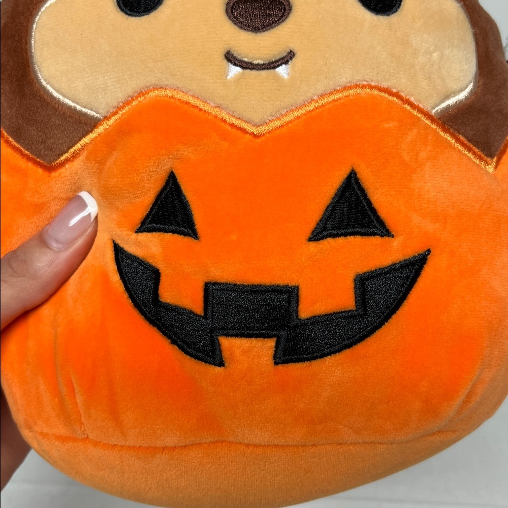 Squishmallows Wade Werewolf Halloween Pumpkin Plush 8” NWT Rare halloween Squad - Picture 7 of 13
